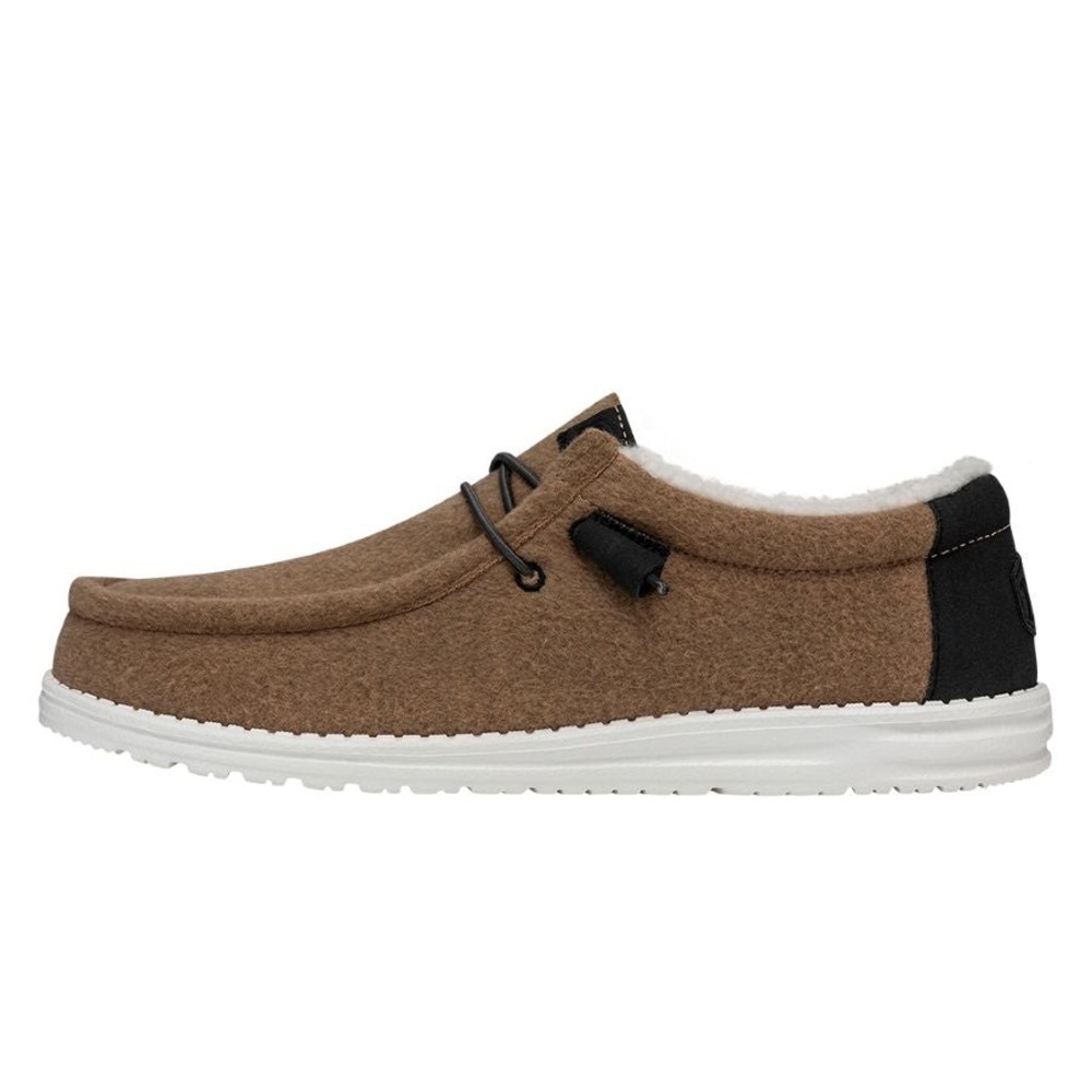🆕 Hey Dude Wally Warmth Mens Slip-on Size 8 Casual Brown - Picture 2 of 11